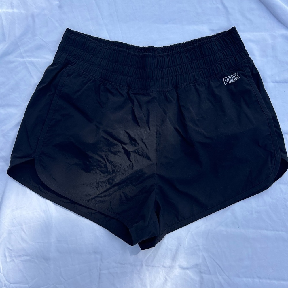 PINK Victoria's Secret Women's Black Athletic Shorts